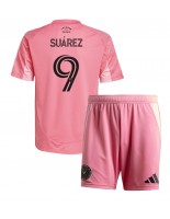 Inter Miami Luis Suarez #9 Kotipaita Lasten 2025-26 Lyhythihainen (+ shortsit)